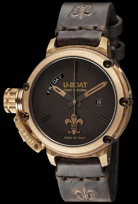 Review Replica U-Boat CHIMERA DAY DATE GIGLIO BRONZO 8100 watch